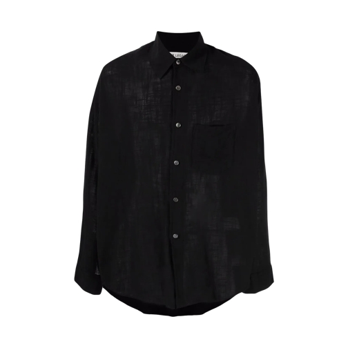 Our Legacy Shirts Langärmeliges Hemd Washed Black Washed Black