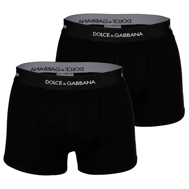Dolce&Gabbana  Regular Boxer 2er Pack schwarz