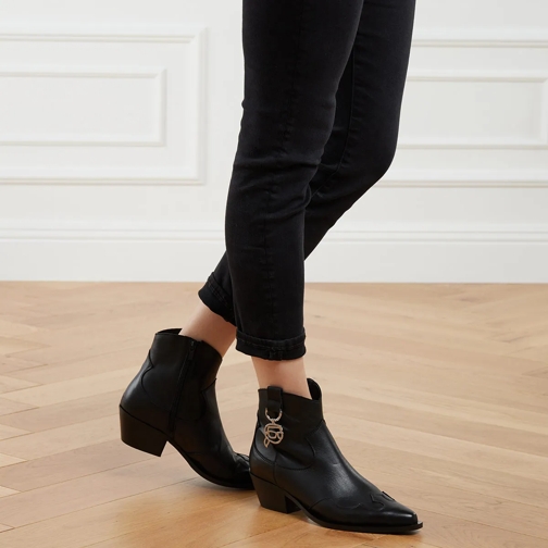 Karl Lagerfeld Chaussure bateau Kansas Nft Zip Boot Black Lthr (Image 2)