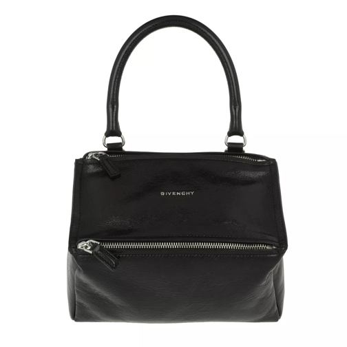 Givenchy Pandora Small Logo Bag Black Bowling Bag