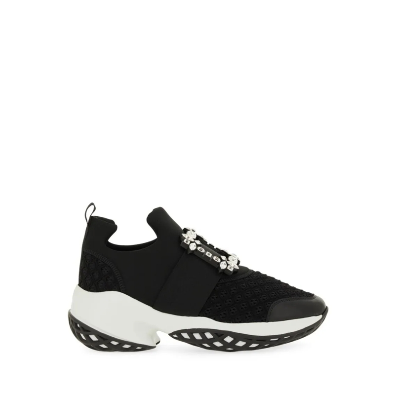 Roger Vivier Sneaker basse Viv' Run Fabric Sneaker Black