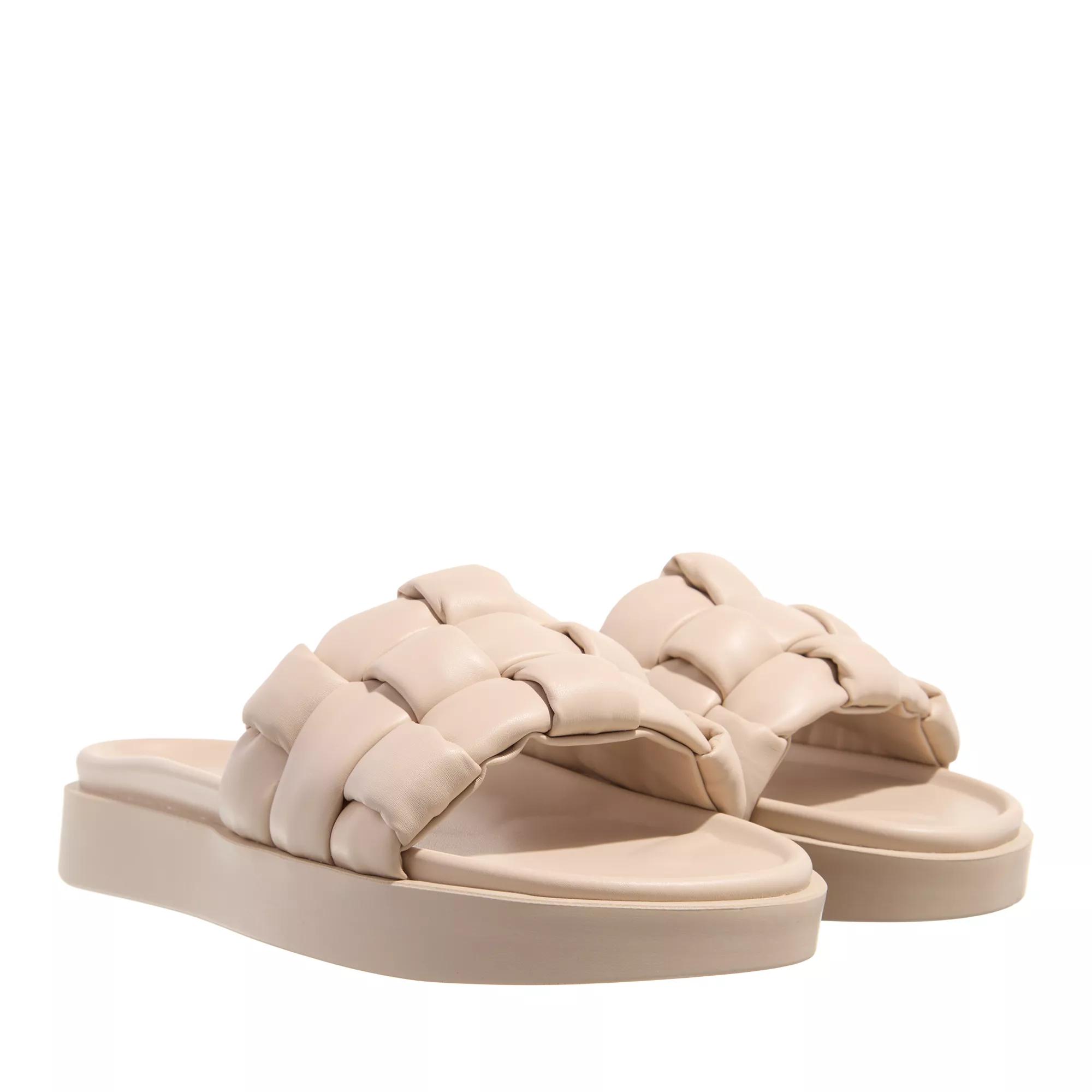 INUIKII Slipper & Pantoletten - Padded Braided - Gr. 41 (EU) - in Beige - für Damen