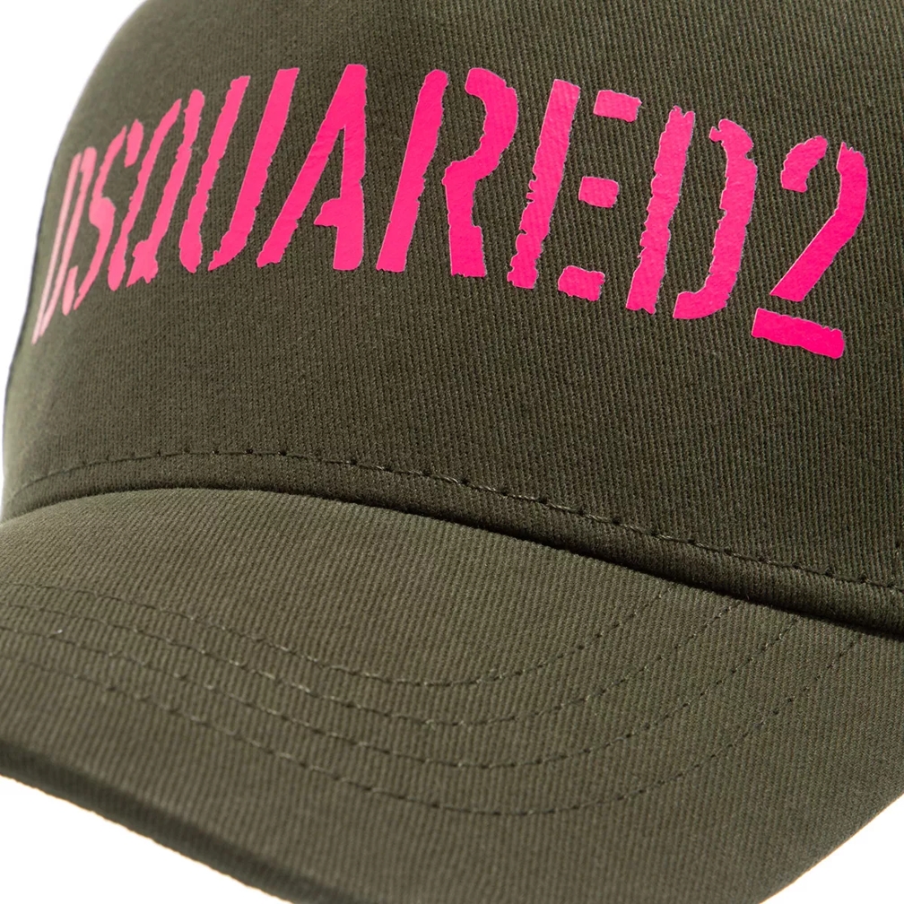 Dsquared cap 2024 military green