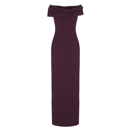 Solace London  Eva Maxi Dress Burgundy