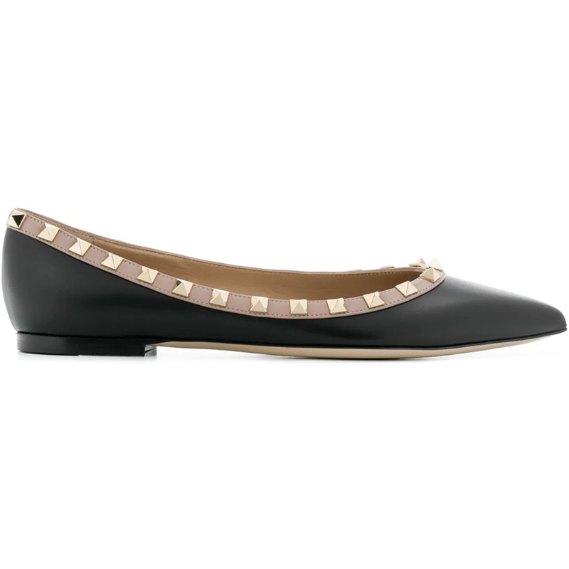 Valentino Garavani Ballerinas Flat Shoes Black schwarz