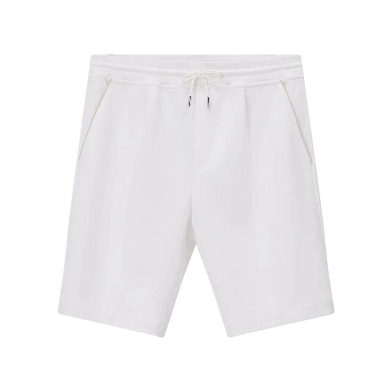 Moorer Casual broeken Shorts Broderick weiß
