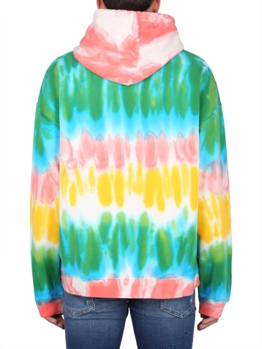 パーカー・フーディ Dsquared2 Tie-Dye Hoodie With Striking Logo Design Dsquared2 Tie-Dye Hoodie With Striking Logo Design | THE LIST