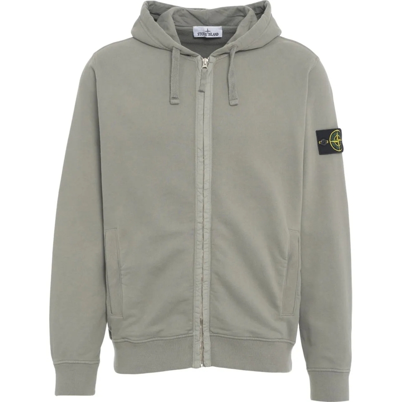 Stone Island  Hoodie with logo beige