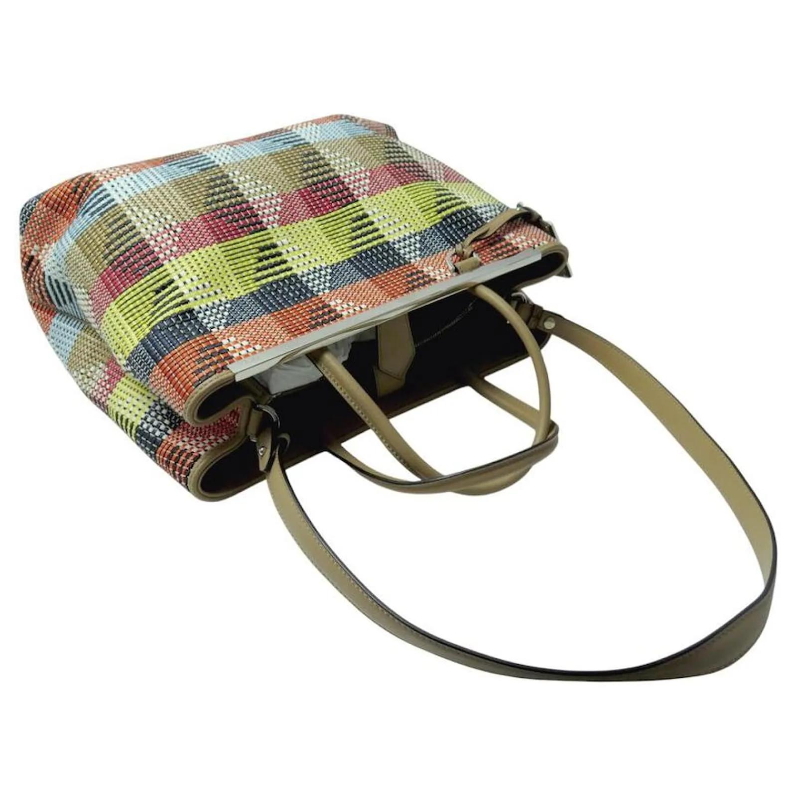 Thumbnail - Fendi Crossbody Bags - FENDI CABAS 2 JOURS 8BH250 REGULÃ„R IN RAPHIA GEWE - Gr. unisize - in Bunt - für Damen