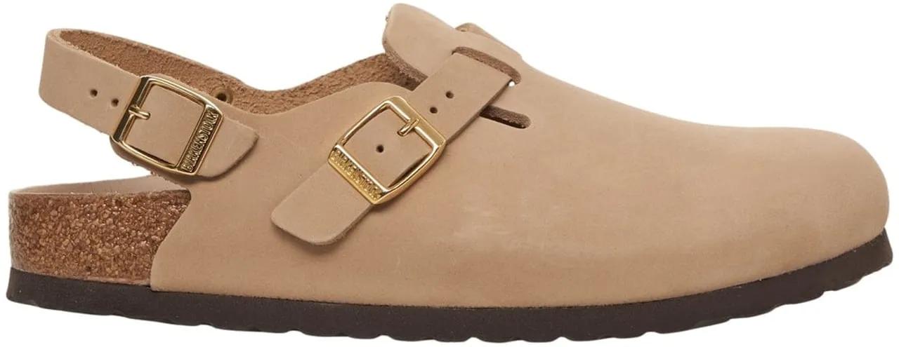Thumbnail - Birkenstock Slipper & Pantoletten - "Tokio" Slingback Mules – Beige - Gr. 37 (EU) - in Beige - für Damen