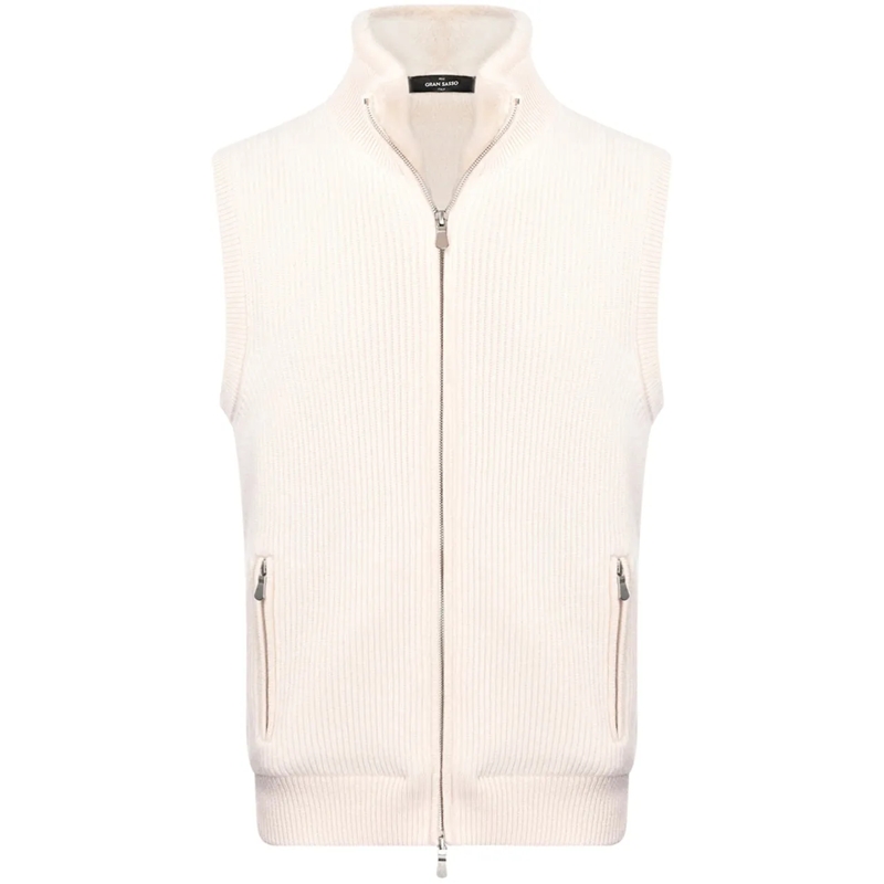 Gran Sasso Doudoune Ribbed sleeveless jacket none