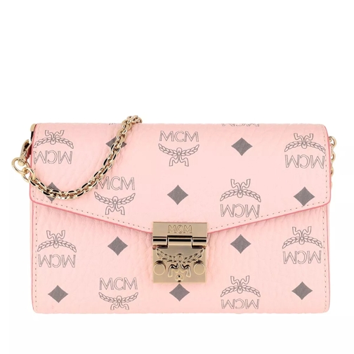 MCM Visetos Millie Crossbody Small Powder Pink Crossbody Bag