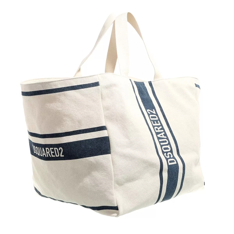 Dsquared2 Shopper Maxi Shopping Bag Leather Natural(Image 3)