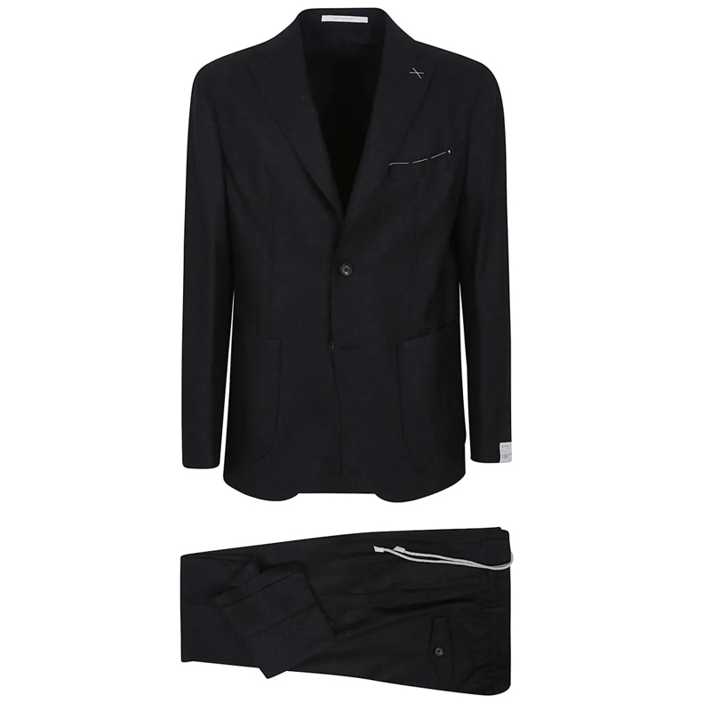Eleventy Pakcombinatie Tailored Blazer And Pants Set Black