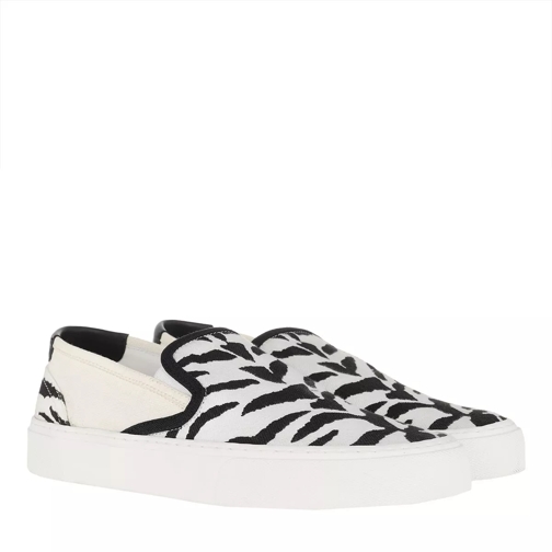 Saint Laurent Venice Slip On Sneaker Zebra Print Canvas Black/White Slip-On Sneaker