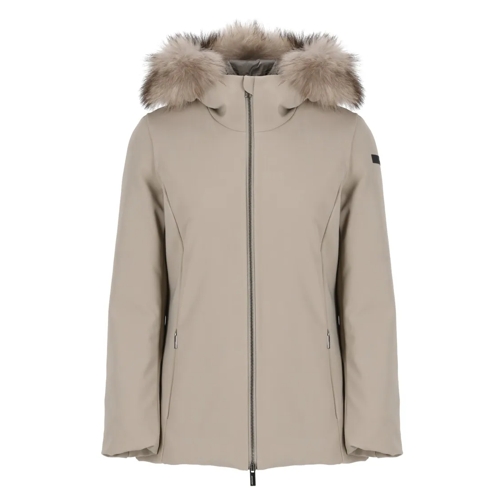 Roberto Ricci Designs Übergangsjacke Winter Storm Fur Jacket Grey