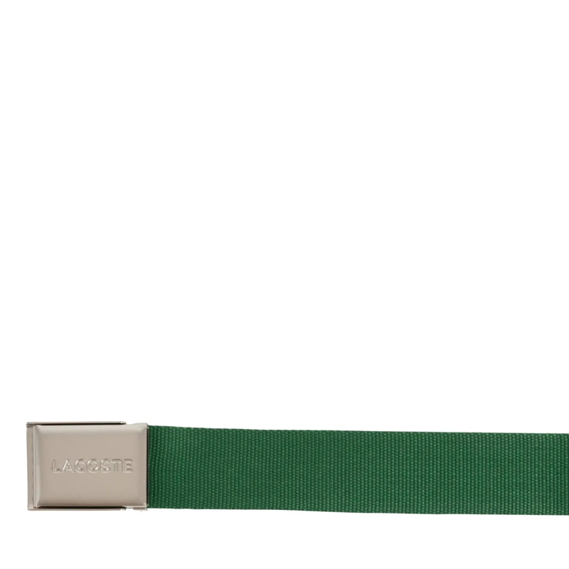 Lacoste Gürtel Lacoste LACOSTE Herren Gürtel aus Stoff - schönes  grün(Image 2)