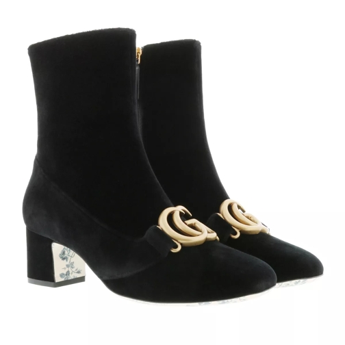 Gucci Low Boots Leather Black Ankle Boot