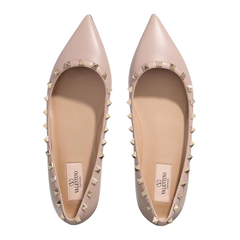 Valentino Garavani Ballerines Rockstud Ballerina(Image 6)
