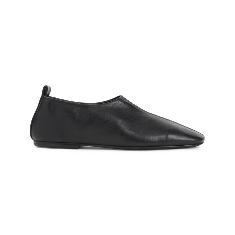 Dries Van Noten Balletschoenen Pointed Toe Black Leather Loafers Black