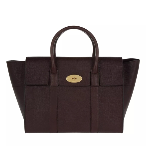 Mulberry Bayswater With Straps Leather Tote Oxblood Draagtas