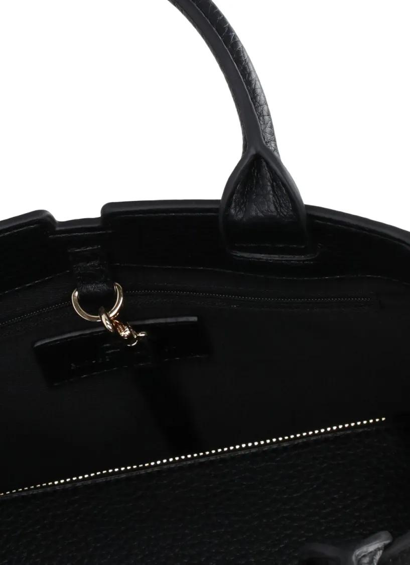 Thumbnail - Elisabetta Franchi Shopper & Totes - Structured Pebbled Shoulder Bag - Gr. unisize - in Grau - für Damen