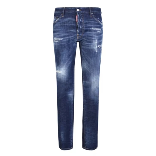 Dsquared2 Dark Crinckle Wash Cool Guy Dark Blue Jeans Neutrals Jeans