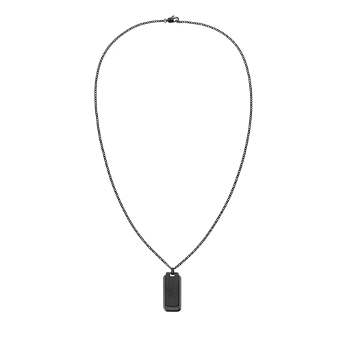 Calvin Klein Iconic ID Necklace Black Mittellange Halskette