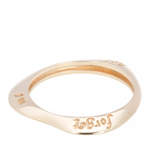 Anna + Nina Forget Me Not Pinky Ring 14K Gold Anello