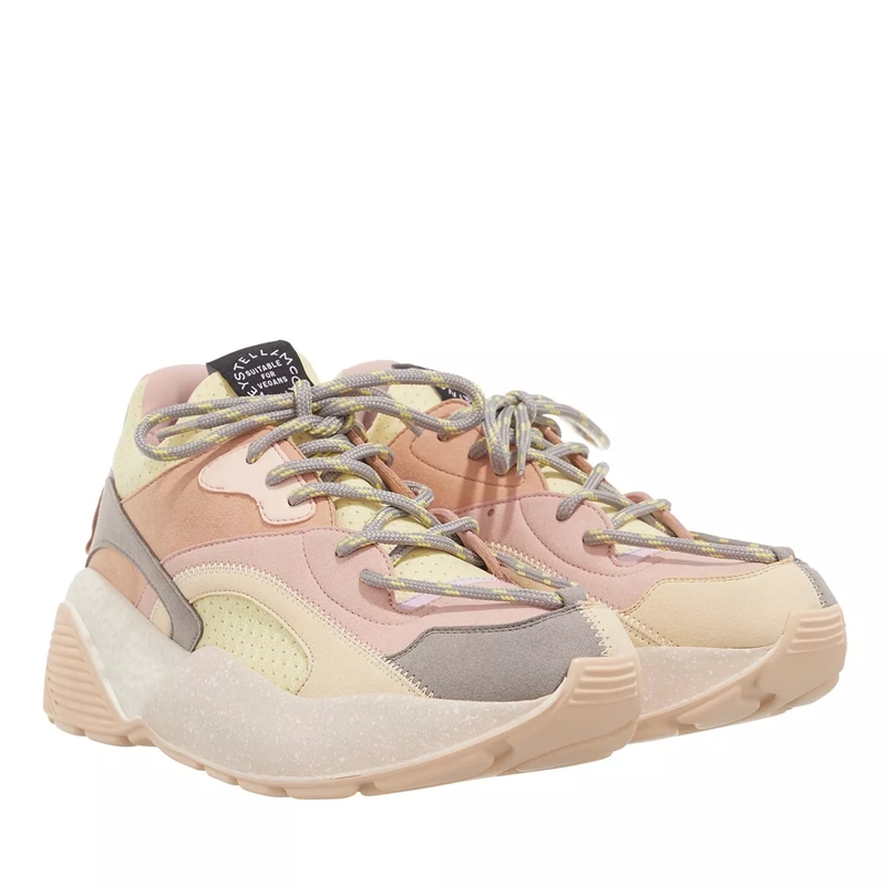 Stella McCartney Lage-top sneaker Sneakers Eclypse Colourblock Multi Lemon