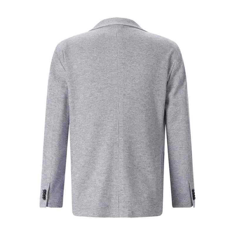 Tagliatore Veste de costume Sakko aus hochwertigem Strick grün(Image 2)