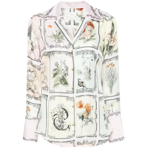 Camilla Multicolored Botanical-Print Shirt Multicolor Chemises