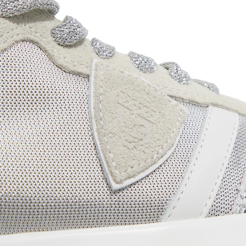Philippe Model Low-Top-Sneaker Tropez 2.1 Low Woman Metal Animalier Argent(Image 5)