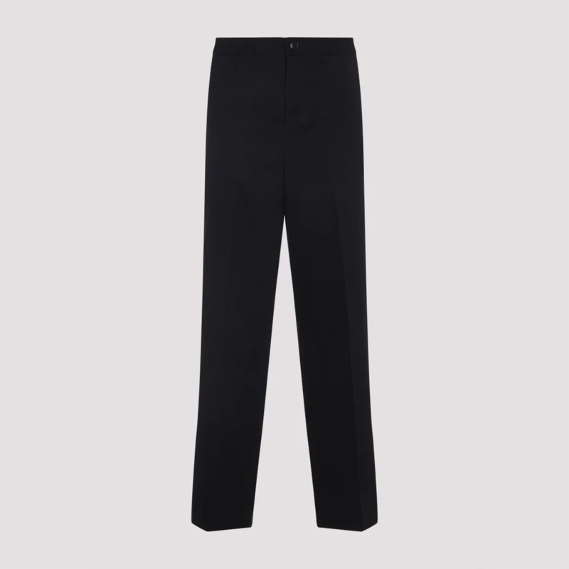 Casablanca Chino Chino Black Cotton Pants Black