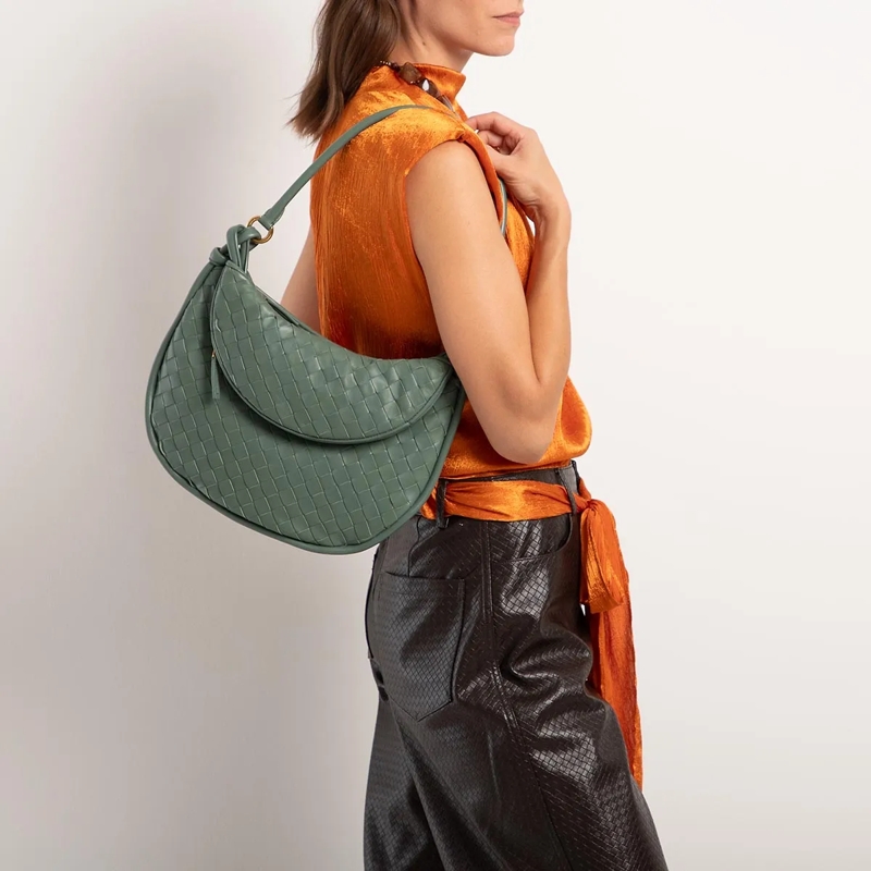 Bottega Veneta Hobo Bag Medium Gemelli Aloe(Image 2)
