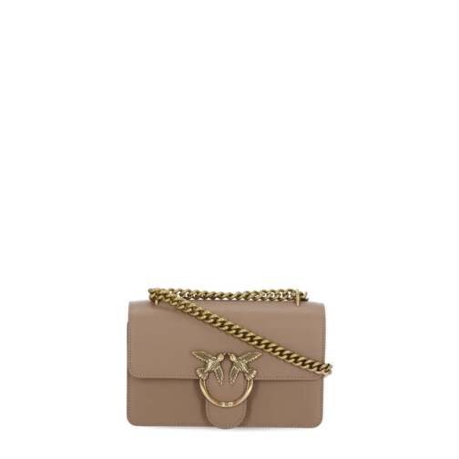 PINKO Love One Simply Mini Bag Brown Sac à bandoulière