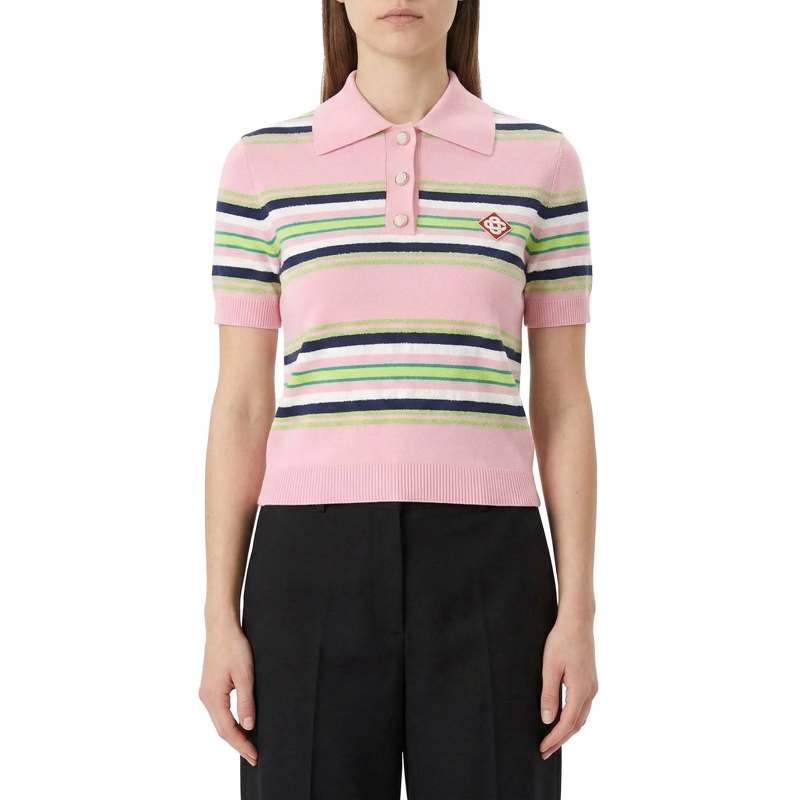 Casablanca Poloshirt Poloshirt mit Logo pink(Image 2)
