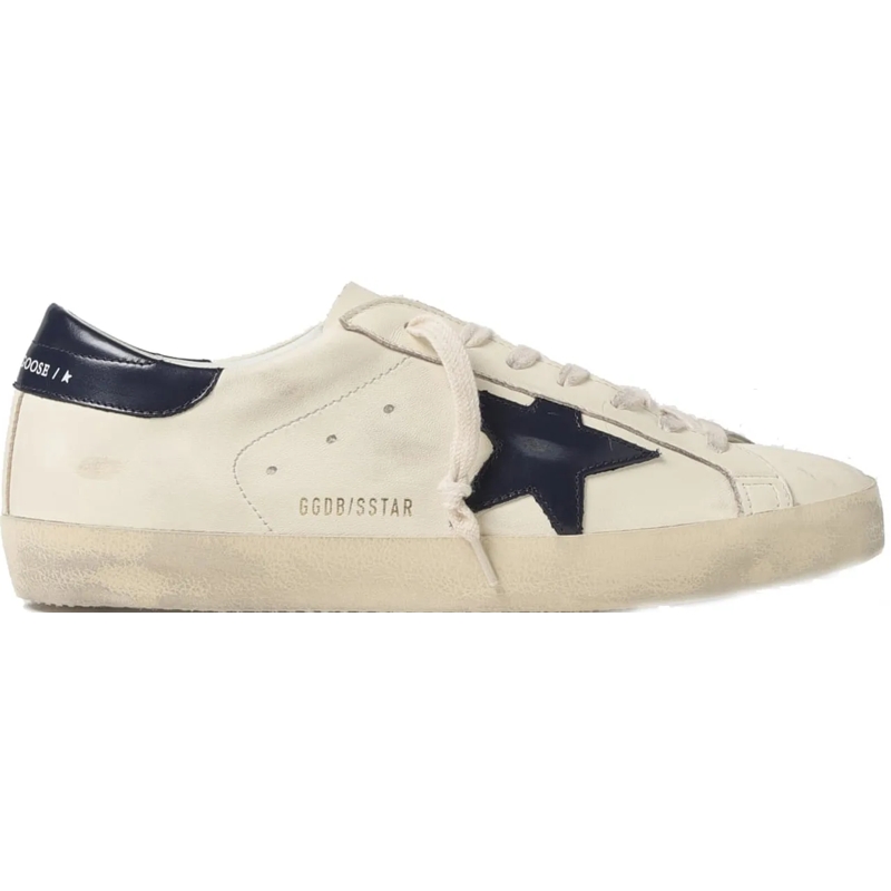 Golden Goose Low-Top-Sneaker cream bleu beige
