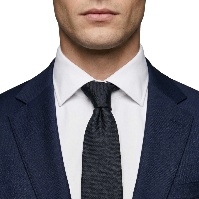 Altea  Krawatte Piave aus Seide blau(Image 5)