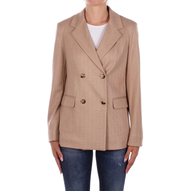 Max Mara Veste de transition Jackets Beige beige