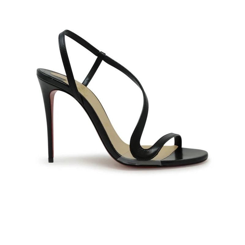 Christian Louboutin Sandalen 3210190 Bk01 Black Pvc Leather Rosalie 100 Sandals Black