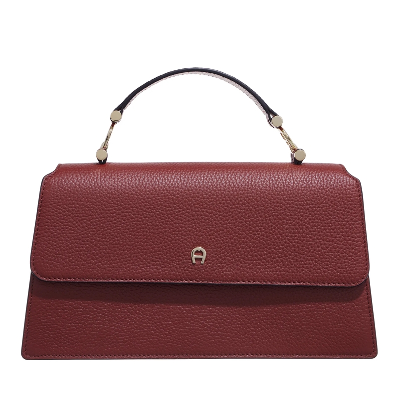 AIGNER Satchel Delia Dark Cognac