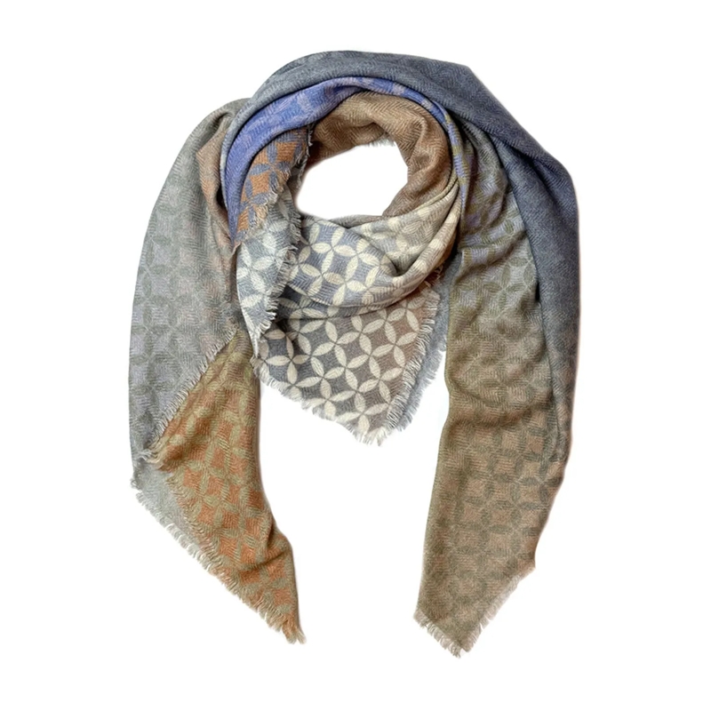 Mala Alisha Écharpe légère Schal Liberty aus Wolle & Kaschmir Multicolor