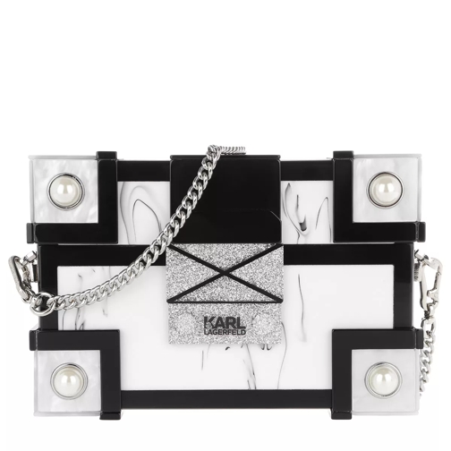 Karl Lagerfeld Treasure Box Minaudiere Black Crossbody Bag