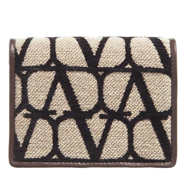 Valentino Garavani Iconographe Folding Wallet Natural/Black | Bi