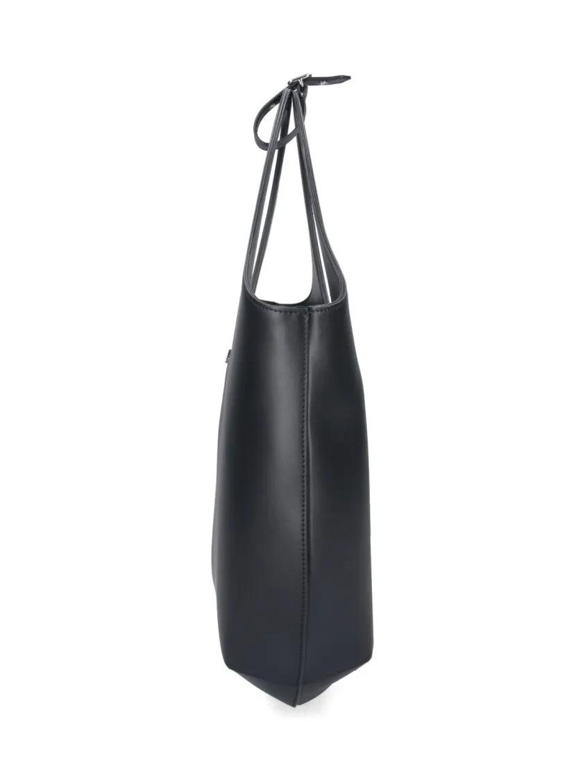 Courrèges Hobo bags "Holy" Medium Handbag – Black in zwart