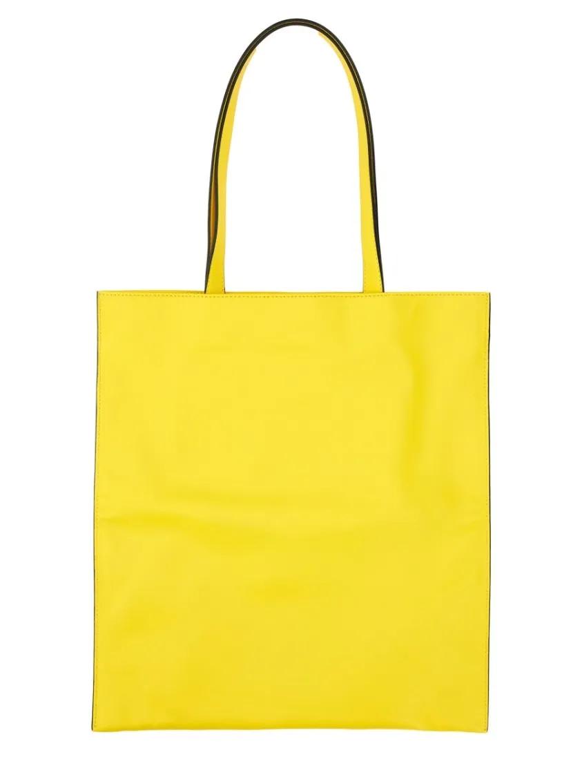 Moschino Smiley Shopper Bag Yellow | Draagtas