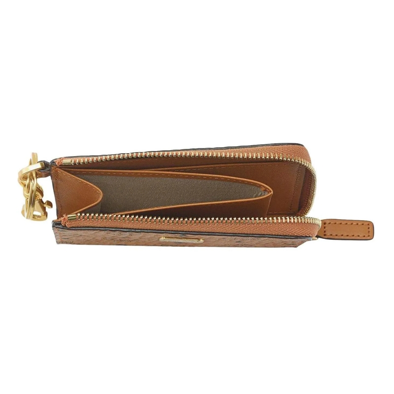 MCM Porte-cartes Aren Visetos Card Case Sml Co Cognac(Image 4)