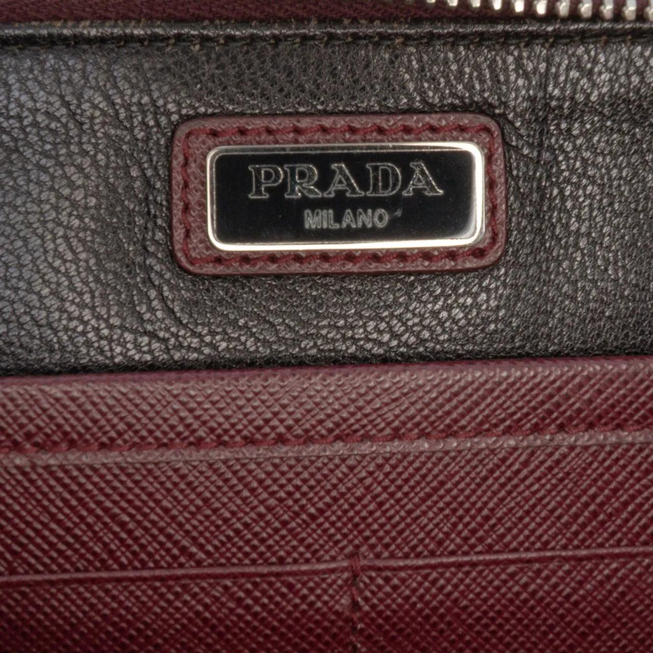 Thumbnail - Prada Clutches - Saffiano Lux Zip Clutch - Gr. unisize - in Rot - für Damen