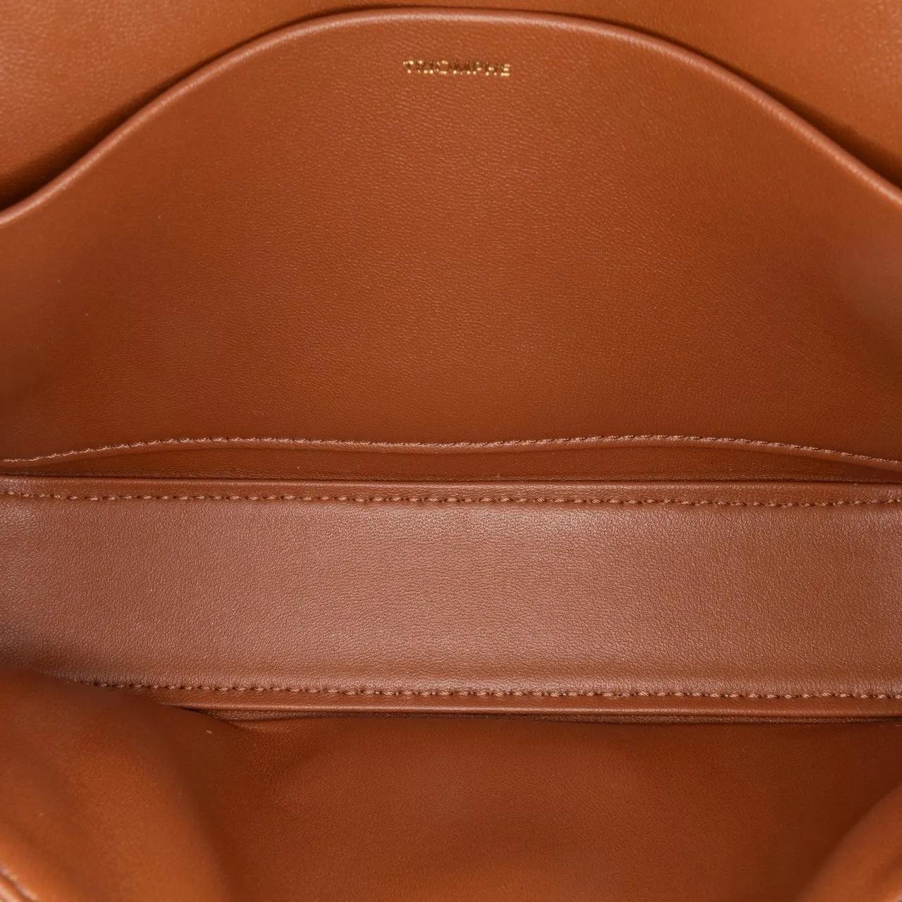 Celine Hobo bags 2021 Triomphe Coated Canvas Claude Shoulder Bag in wit